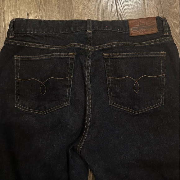 New Lauren Ralph Lauren Womens Jeans 10 Classic Mid Calf Cropped Dark Wash NWOT - Picture 11 of 13